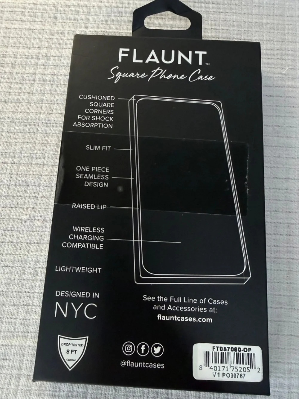 Flaunt Square Butter Yellow Mother of Pearl iPhone 15 Pro Max Case New in Box